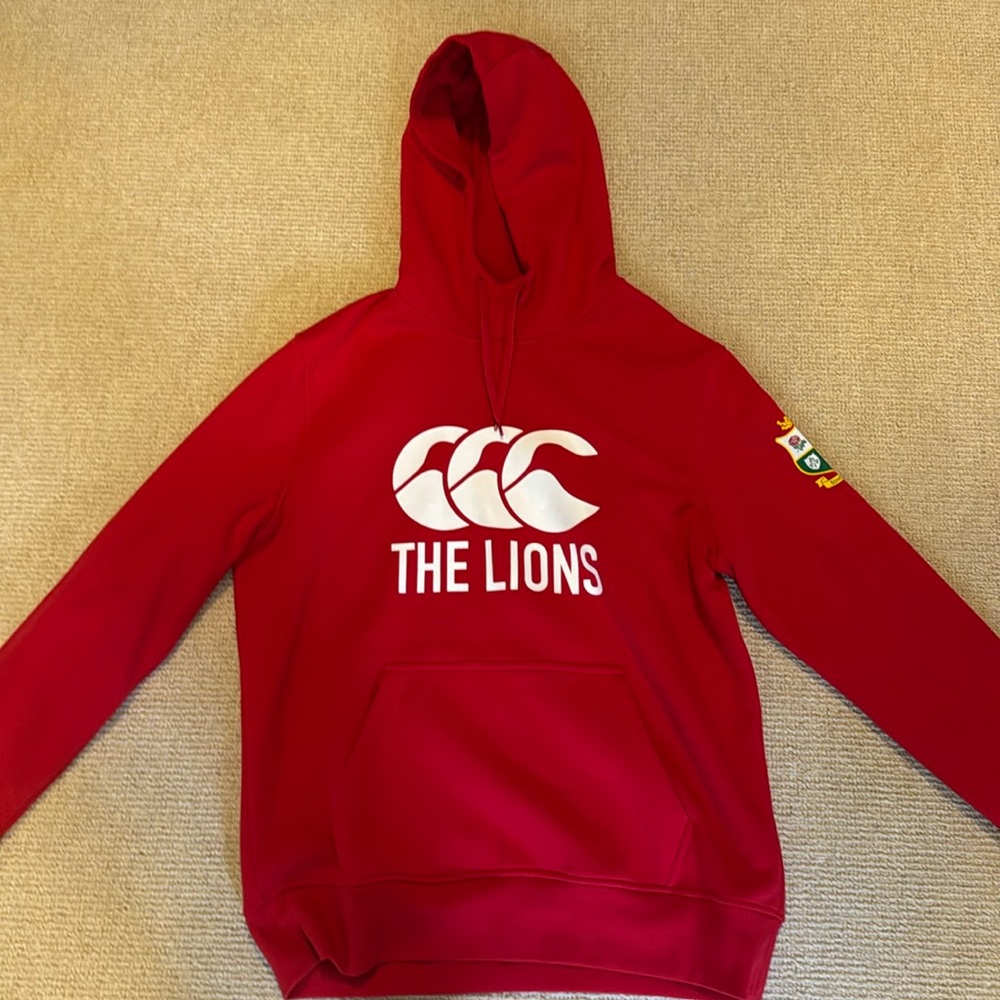 The lions canterbury rugby team hoodie